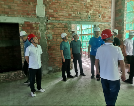 四川省安全生产委员会莅临 918博天堂集团“在建工程项目”检查指导工作