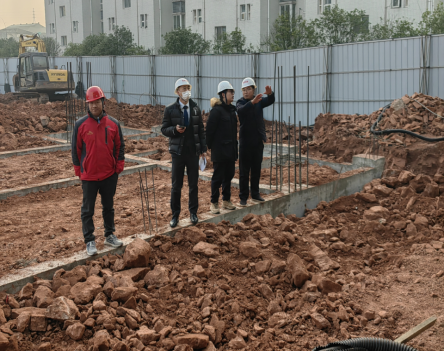 918博天堂集团组织开展2023年第四季度 安全文明施工暨节前安全大检查活动