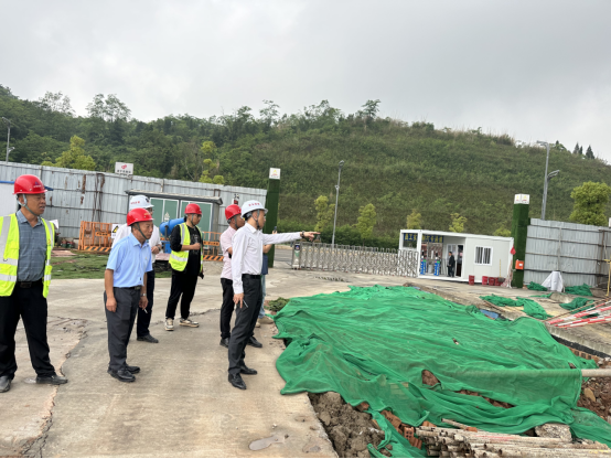 918博天堂集团安委会组织开展“五一”节前在建工程项目安全生产检查活动