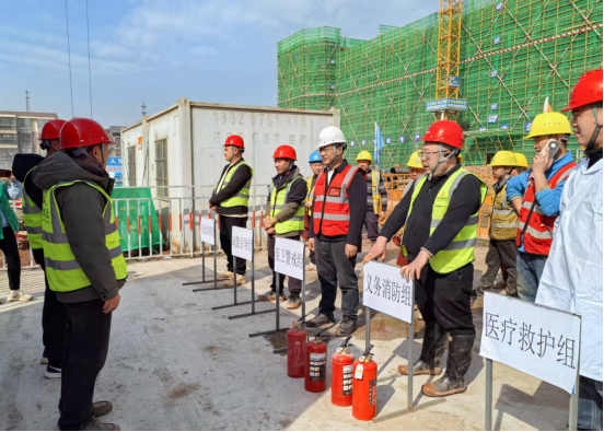 提升应急处突能力，筑牢安全生产防线 918博天堂集团在建工程项目开展安全生产应急演练活动
