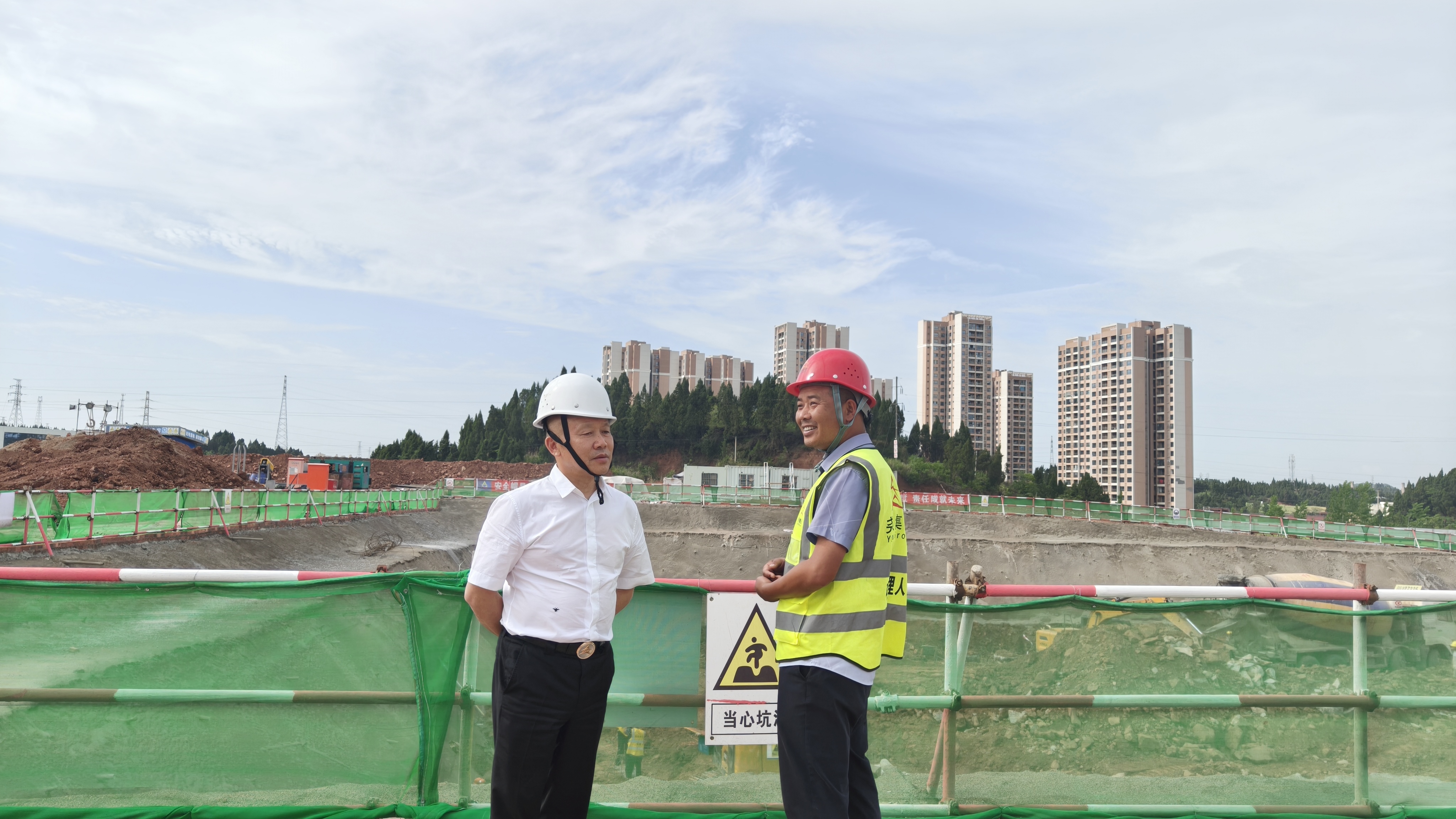 集团公司领导视察指导在建项目