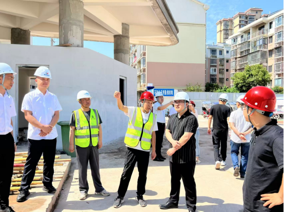 918博天堂集团承建的安居区“拦江中学校项目” 通过市级“安全文明施工标准化工地”验收